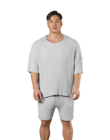 Oversize Knit T-Shirt - Ivory