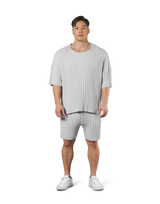 Oversize Knit T-Shirt - Ivory