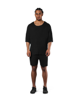 Oversize Knit T-Shirt - Black