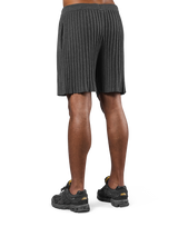 Wide Knit Shorts - D.Grey