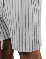 Wide Knit Shorts - Ivory