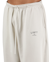 LÝFT Light Weight Wide Sweat Pants - Ivory