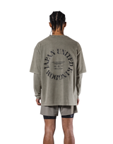 JP × UK Ring Vintage Big T-Shirt - Khaki