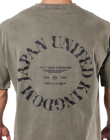 JP × UK Ring Vintage Big T-Shirt - Khaki
