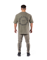 JP × UK Ring Vintage Big T-Shirt - Khaki