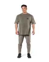 JP × UK Ring Vintage Big T-Shirt - Khaki