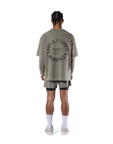 JP × UK Ring Vintage Big T-Shirt - Khaki