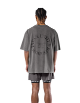 JP × UK Ring Vintage Big T-Shirt - D.Grey
