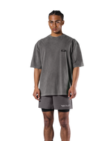 JP × UK Ring Vintage Big T-Shirt - D.Grey