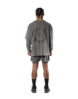 JP × UK Ring Vintage Big T-Shirt - D.Grey