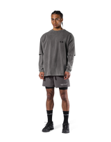 JP × UK Ring Vintage Big T-Shirt - D.Grey