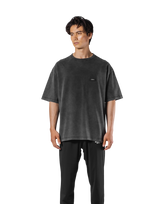 JP × UK Ring Vintage Big T-Shirt - Black