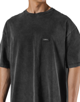 JP × UK Ring Vintage Big T-Shirt - Black