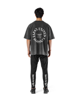 JP × UK Ring Vintage Big T-Shirt - Black