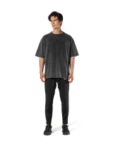 JP × UK Ring Vintage Big T-Shirt - Black