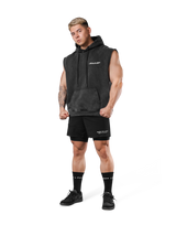 JP × UK Ring Vintage Armhole Hoodie - Black