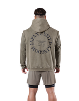 JP × UK Ring Vintage Armhole Hoodie - Khaki