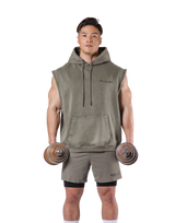 JP × UK Ring Vintage Armhole Hoodie - Khaki