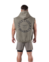 JP × UK Ring Vintage Armhole Hoodie - Khaki