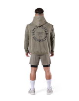 JP × UK Ring Vintage Armhole Hoodie - Khaki