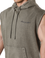 JP × UK Ring Vintage Armhole Hoodie - Khaki