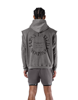 JP × UK Ring Vintage Armhole Hoodie - Grey