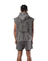 JP × UK Ring Vintage Armhole Hoodie - Grey
