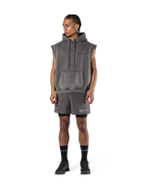 JP × UK Ring Vintage Armhole Hoodie - Grey