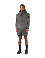 JP × UK Ring Vintage Armhole Hoodie - Grey