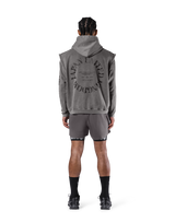 JP × UK Ring Vintage Armhole Hoodie - Grey