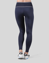 LÝFT Club Waist Rib Leggings - Navy