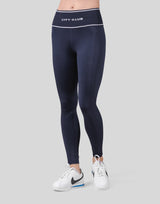 LÝFT Club Waist Rib Leggings - Navy