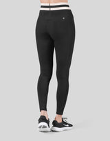 Stripe High Rise Leggings - Black