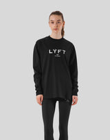 LÝFT Logo Long T-Shirt - Black