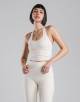 Cup In Halter Neck Top - Ivory