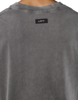 Vintage Statue Graphic Extra Big T-Shirt - D.Grey