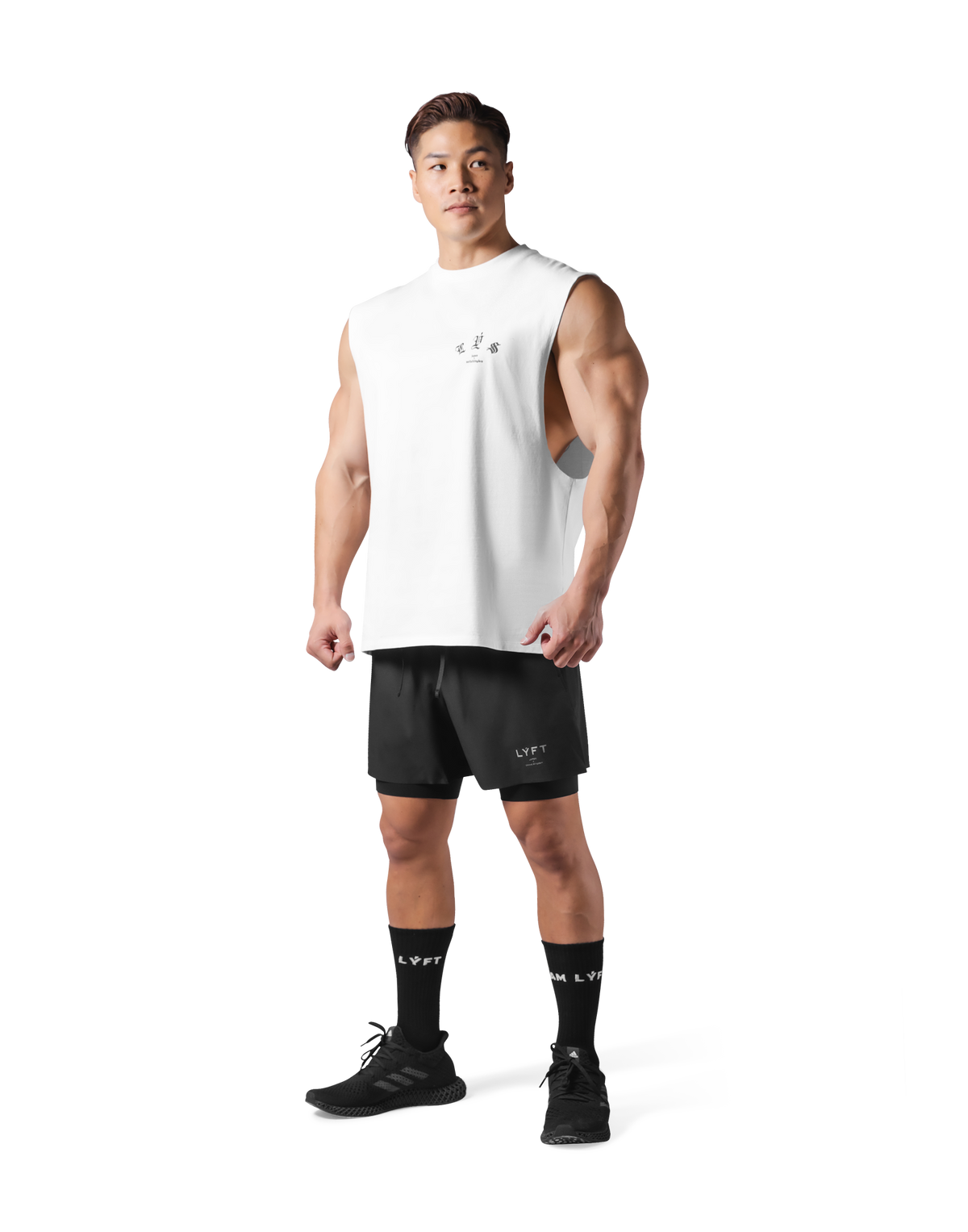 Old English No Sleeve - White