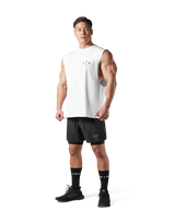 Old English No Sleeve - White