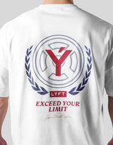 Back Y Plate Logo Big T-Shirt - White