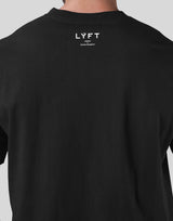 Wing L Logo Big T-Shirt - Black