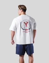 Back Y Plate Logo Big T-Shirt - White