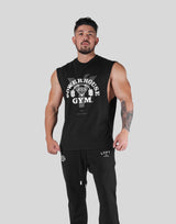 LÝFT × Power House Gym No Sleeve- Black