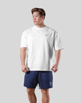 Back Y Plate Logo Big T-Shirt - White