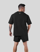 Wing L Logo Big T-Shirt - Black