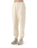 Pile Wappen Sweat Pants - Ivory