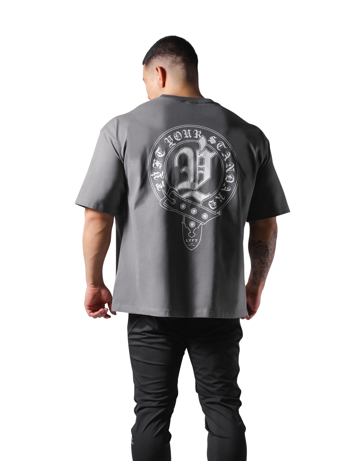 Old English Big T-Shirt - D.Grey