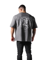 Old English Big T-Shirt - D.Grey