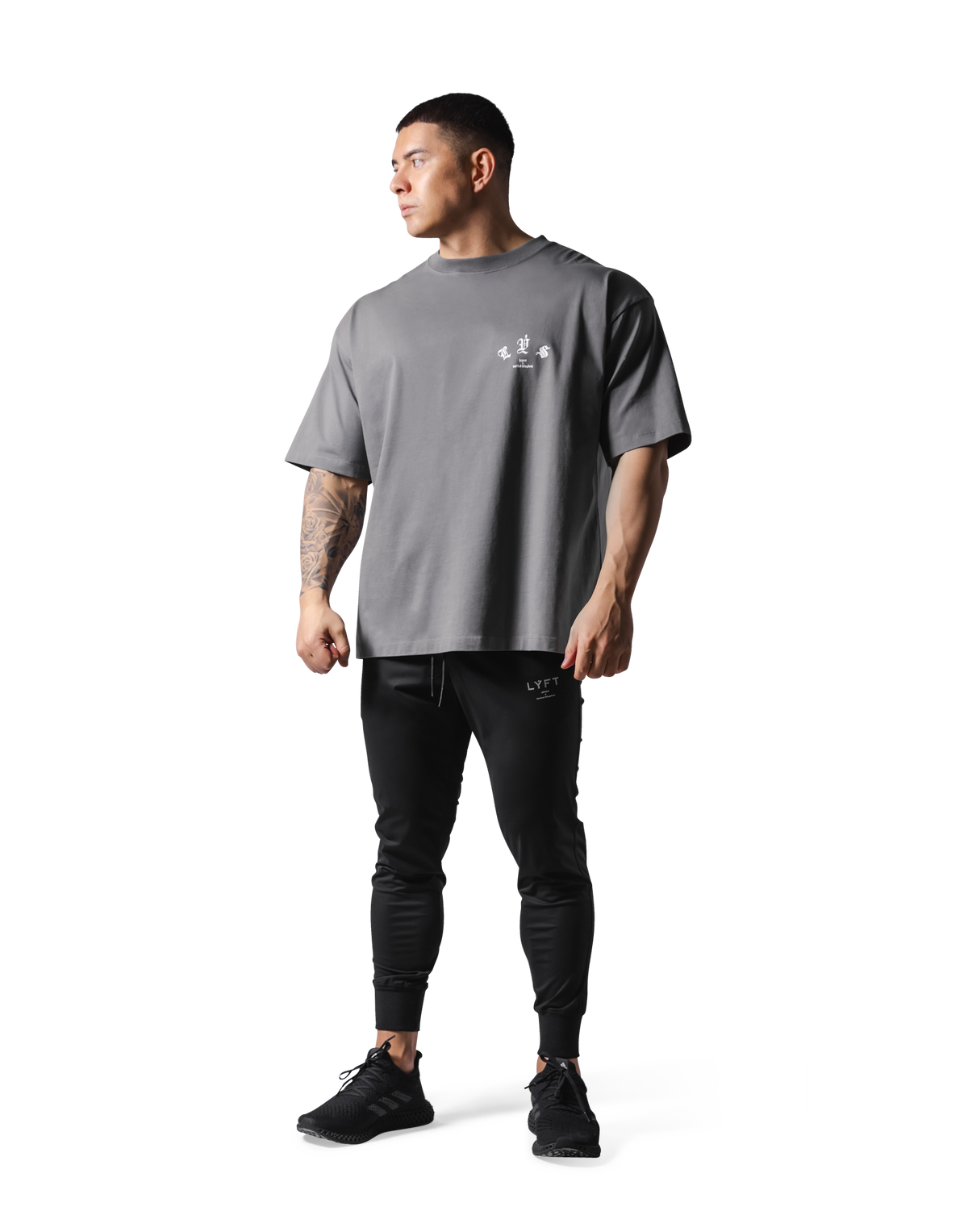 Old English Big T-Shirt - D.Grey