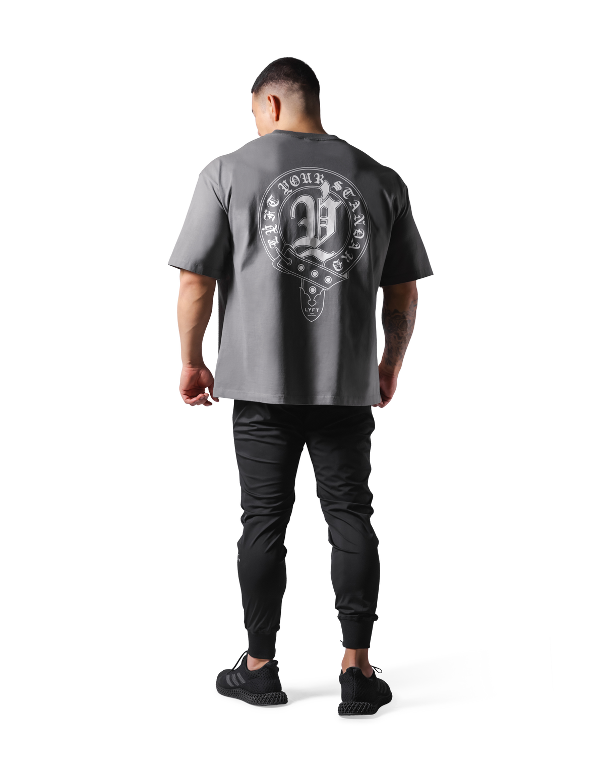 Old English Big T-Shirt - D.Grey