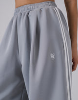 Two Line Slit Wide Pants - Grey